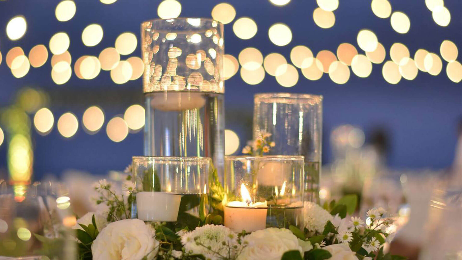 A beautifully decorated table for an Indian restaurant event catering