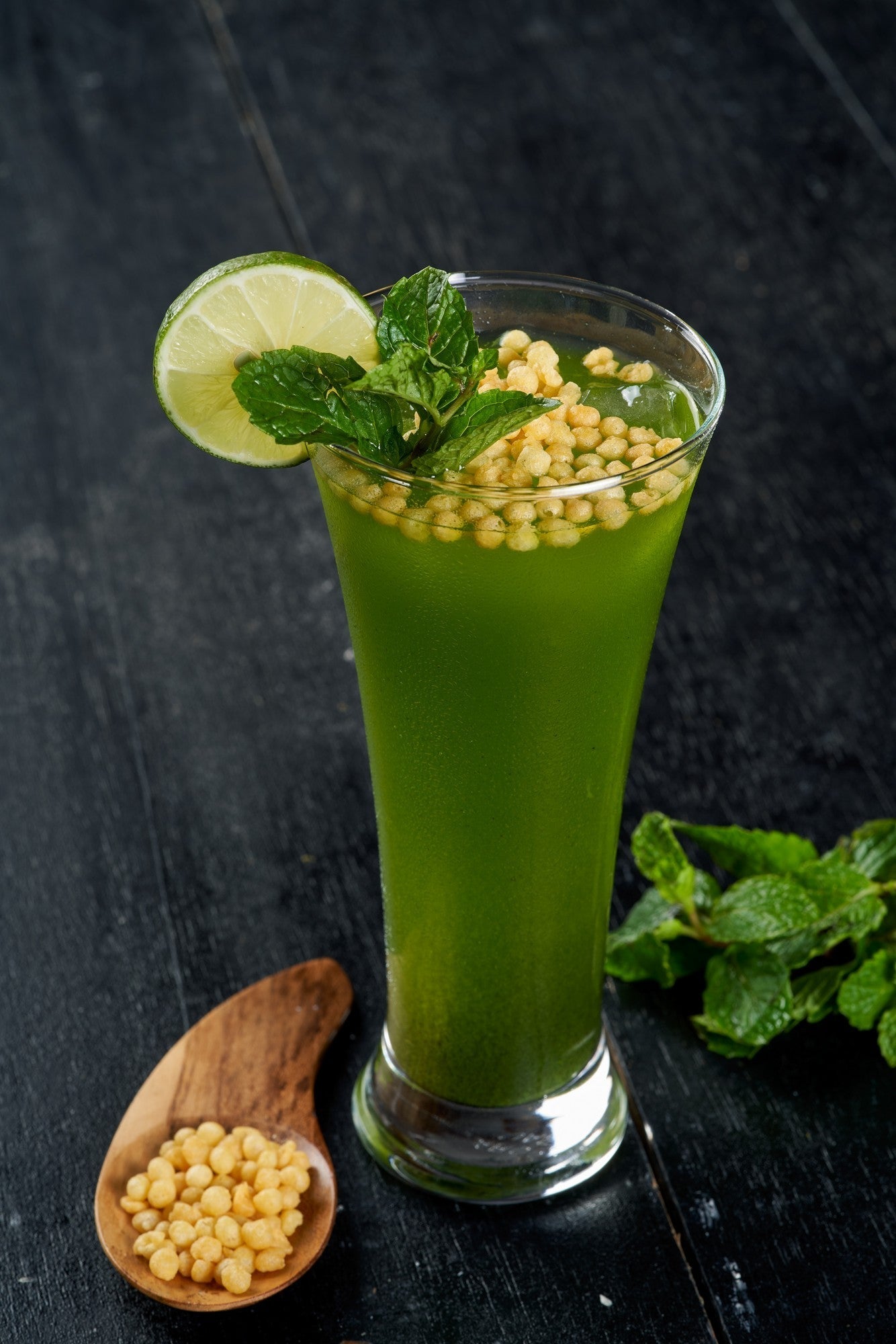 Refreshing Jaljeera, a tangy and spicy Indian drink made with cumin, mint, and lemon, a perfect summer cooler at Ganesha Ek Sanskriti
